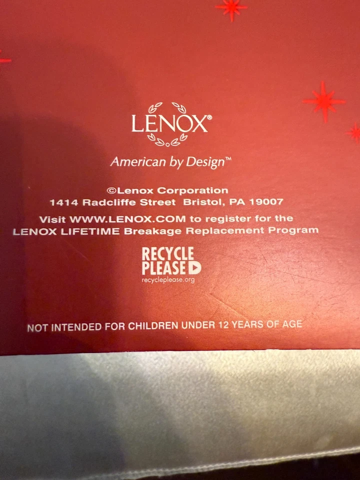 Cinta Orgullo Patriótico LENOX Paloma Ornamento Americano por Diseño en Caja Foto 4 de 4