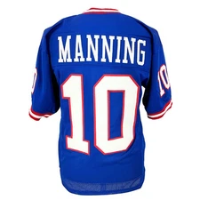 Eli Manning Jersey Blue New York | Unisex Adult Sizes S-5XL Unsigned Sewn Stitch
