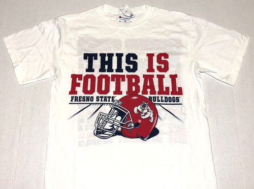 Rare Vintage 2011 Fresno State Bulldogs Football Schedule T-Shirt New NWT MEDIUM