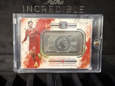 2024 Panini Impeccable Dominik Szoboszlai Liverpool Troy Ounce Silver Bar 7/39