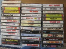 Lot Of 40 Country Western Cassette Tapes Various Artists Some Sealed