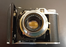 Voigtländer Perkeo I mit Vaskar 1:45/80 Klappkamera Prontor-S Faltenbalgkamera