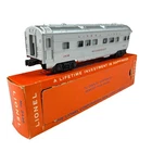 Vintage Lionel Postwar 2436 Moosehart Observation Silver Roof Car w/OB