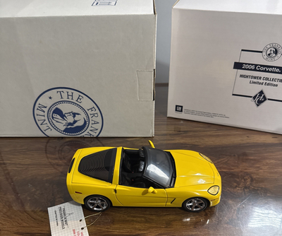 Franklin MINT 2006 Corvette C6 Coupe NBR Ltd Ed Hightower