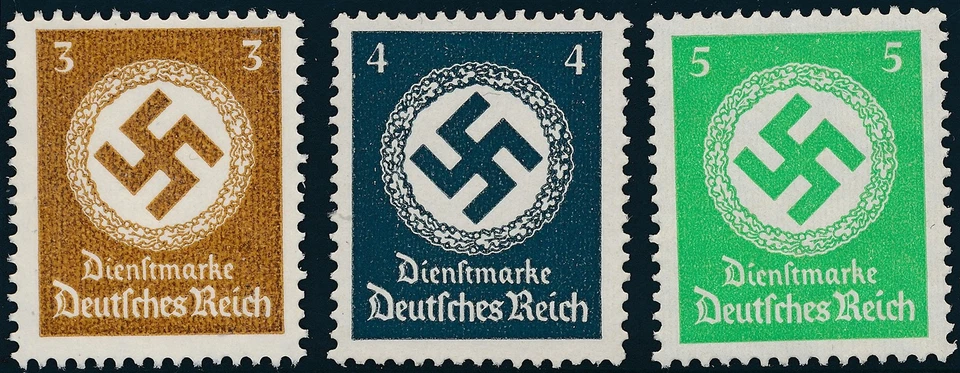 Stamp Selection Germany Official Selection WWII 3rd Reich MNG - Image 4 of 4