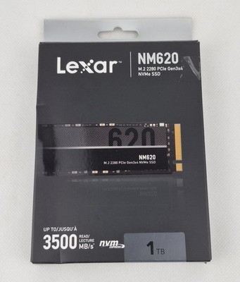 Lexar NM620 1TB NVMe SSD M.2 PCIe Gen3x4 bis 3500 MB/s 0h - Geprüft