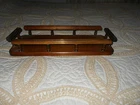 WOODEN TRAY VANITY  RECTANGLE HOLDER 18" BY 6 3/4"