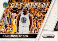 2017-18 Panini Prizm Get Hyped! #DG Draymond Green Golden State Warriors SP