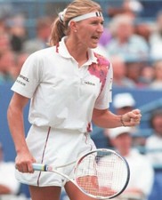 Tennis Star Steffi Graf Glossy 8x10 Photo Tennis Print #4