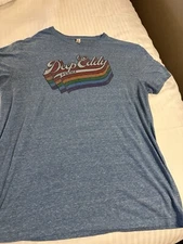 Deep Eddy Vodka Preowned graphic T-Shirt Blue Size XL