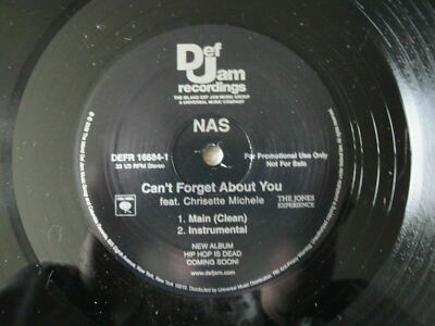 新品・未開封　Nas/Can't Forget About you. Nas – Can't Forget About You ( VINYL 12