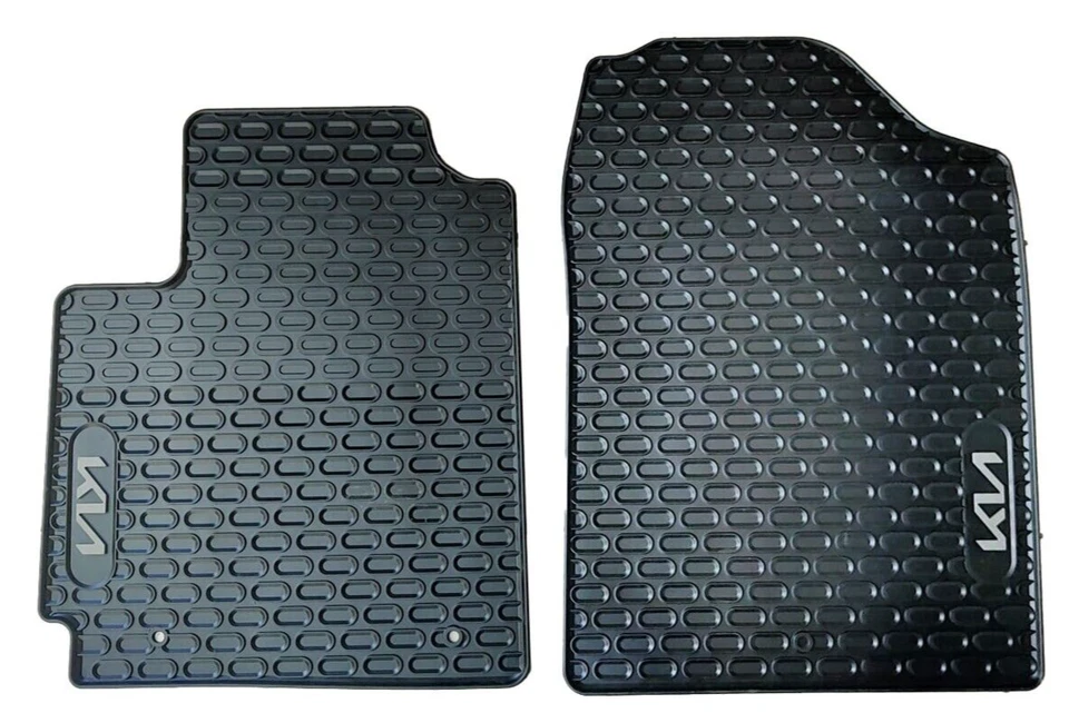 KIA PICANTO dal 2017 al 2025 Set da 4 tappetini in gomma ORIGINALI con logo KIA - Immagine 3 di 4