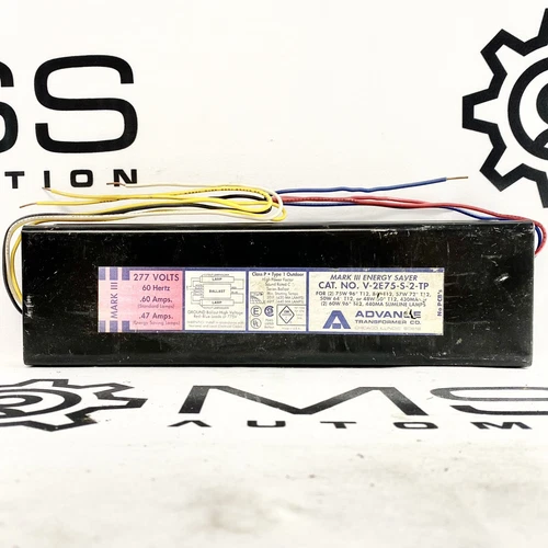 Advance V-2E75-S-2-TP Ballast Mark III 277V 