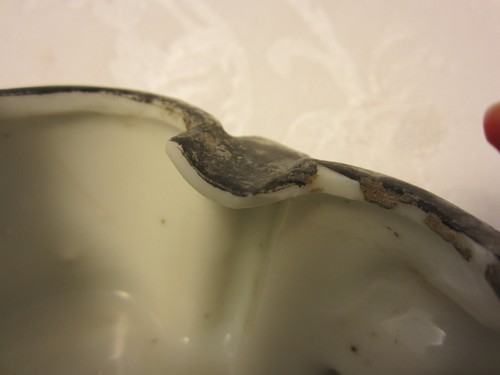 Vintage Porcelain Lusterware Elephant Figure ashtray heart shaped Japan 1950's - Picture 4 of 9