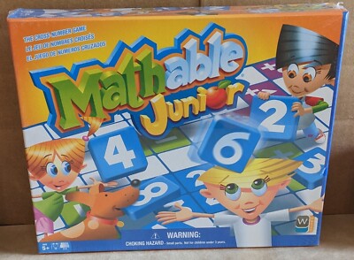 5006 - Mathable Junior, by Wooky Entertainment - Cross Number Game - For Ages 5+