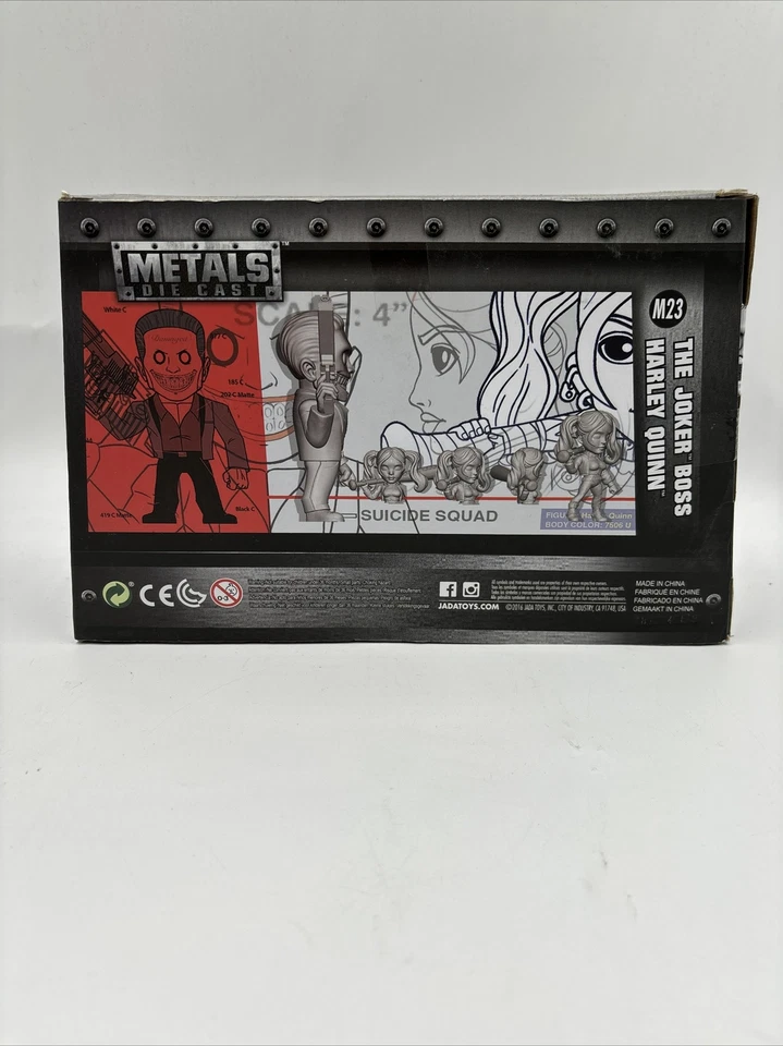 🔥🔥Escuadrón Suicida Die Cast de Metals JOKER HARLEY QUINN Hot Topic 2016 NUEVO SELLADO Foto 2 de 4