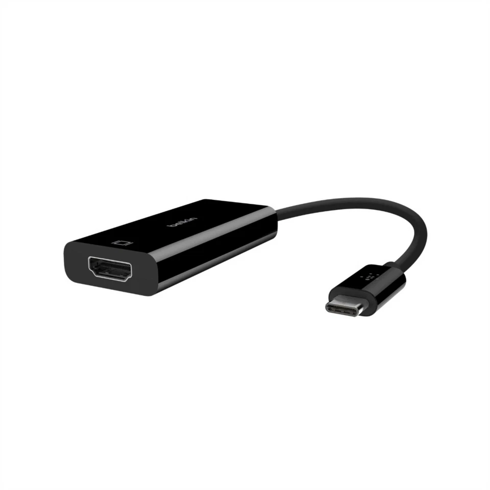 BELKIN ADAPTER USB C TO HDMI 2.0 4K 60HZ ITUNES NETFLIX BLK *NEW#1* F2CU038BTBLK - Image 2 of 3