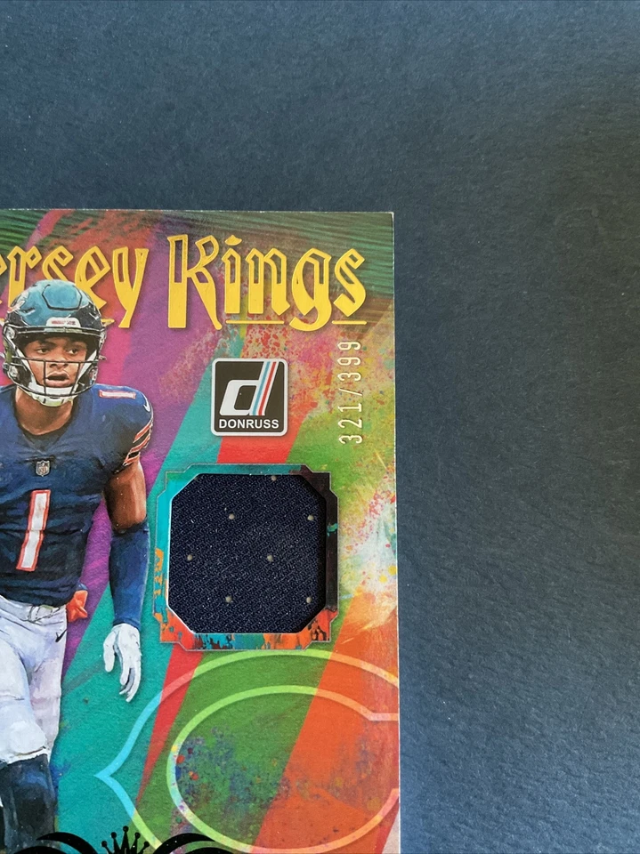 2023 JUSTIN FIELDS PANINI DONRUSS JERSEY KINGS # 321/399 - Image 2 of 4