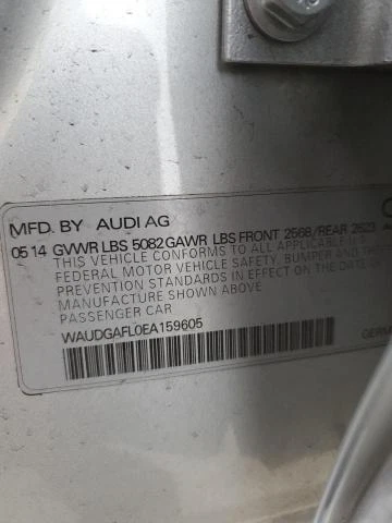 Used Deck Lid fits: 2014 Audi S4 Sdn w/integrated spoiler S line appearance opti — 第 2/4 张图片