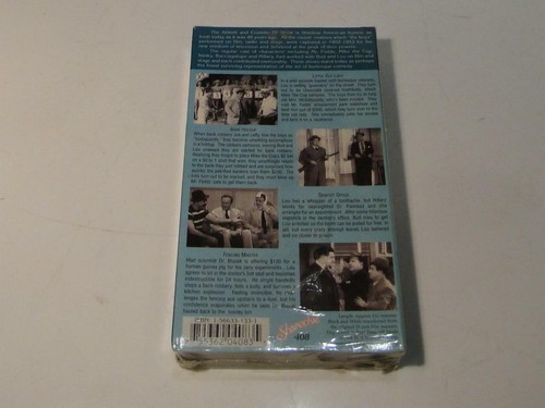 The Abbot and Costello Show VHS SEALED NEW 4 Complete Shows - Foto 2 di 2