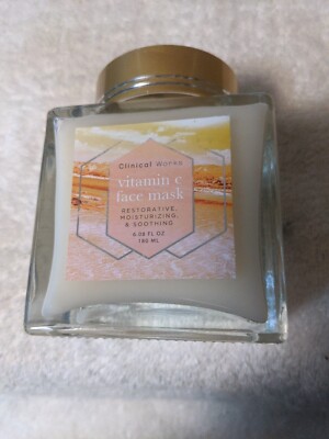 Clinical Works Vitamin C Face Mask Facial,6 oz Large Jar ︎ Damaged Seal, No Box
