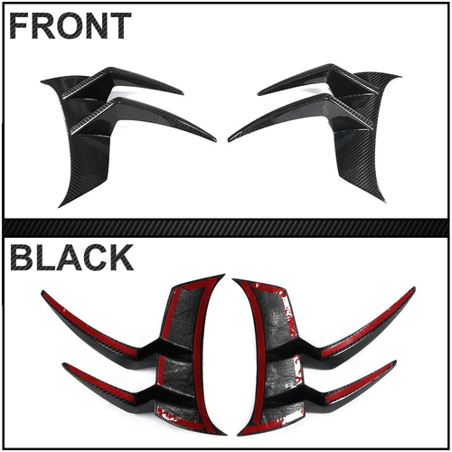 Für Mercedes Benz AMG GT R 16-19 Carbon Front Splitters Flaps Stoßstangen Canard - Bild 11 von 11