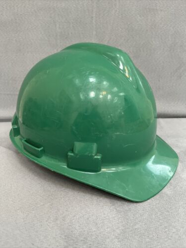 Willson Alpha Safety Hard Helmet Green Made in USA 🇺🇸 With Suspension  - Afbeelding 1 van 8