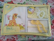 Panda Six Piece Feeding Set Vintage
