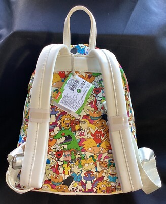 DAMAGED Loungefly Nickelodeon Cartoon Characters AOP 