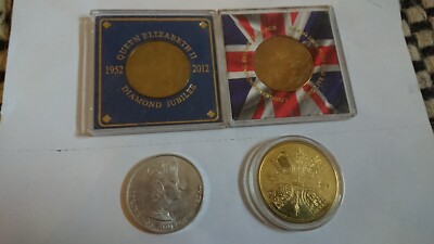 Queen Elizabeth II Diamond Jubilee Coins Collection X4