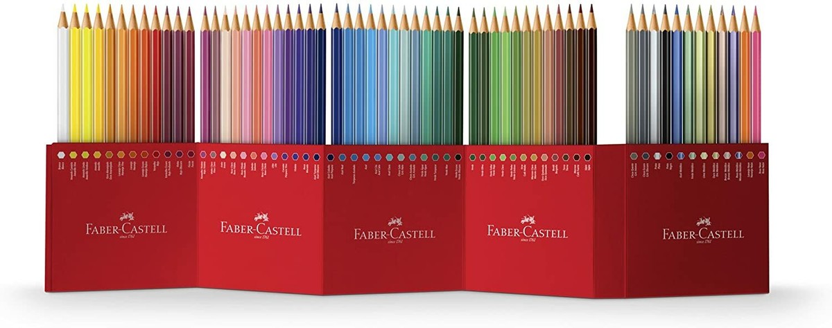 Faber-Castell Colouring Pencils Assorted Colours Pack of 60 | eBay