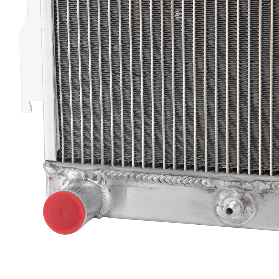 3-Row Aluminum Radiator For 1963-1969 65 Dodge Charger Dart Mopar Coronet Polara Foto 4 de 4
