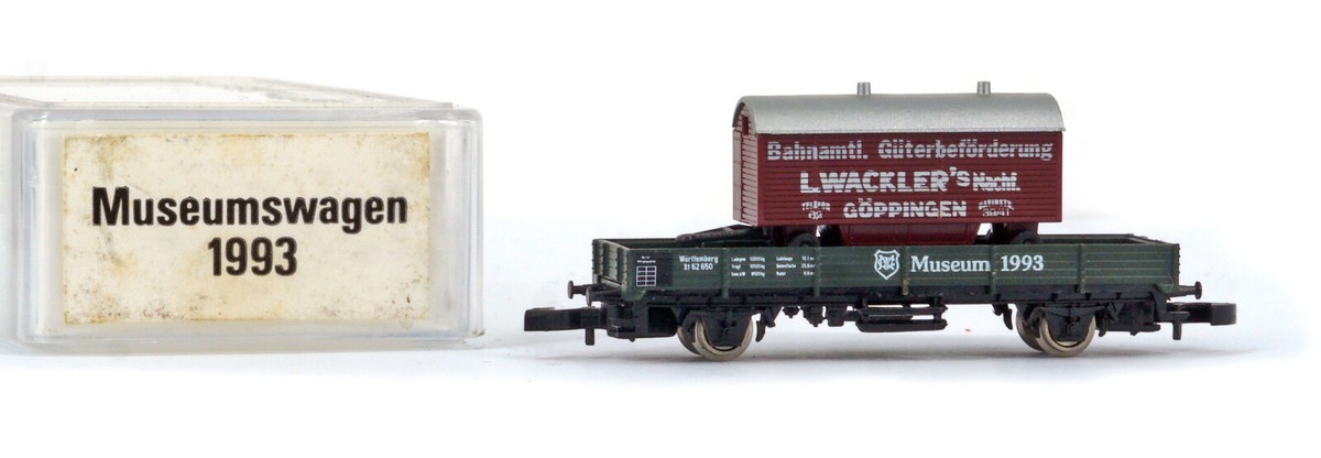 marklin　メルクリン　mini-club　　Clubwagen 1993 ONE MARKLIN Z Gauge MINI-CLUB 1993 Museumswagen L. WACLKER's