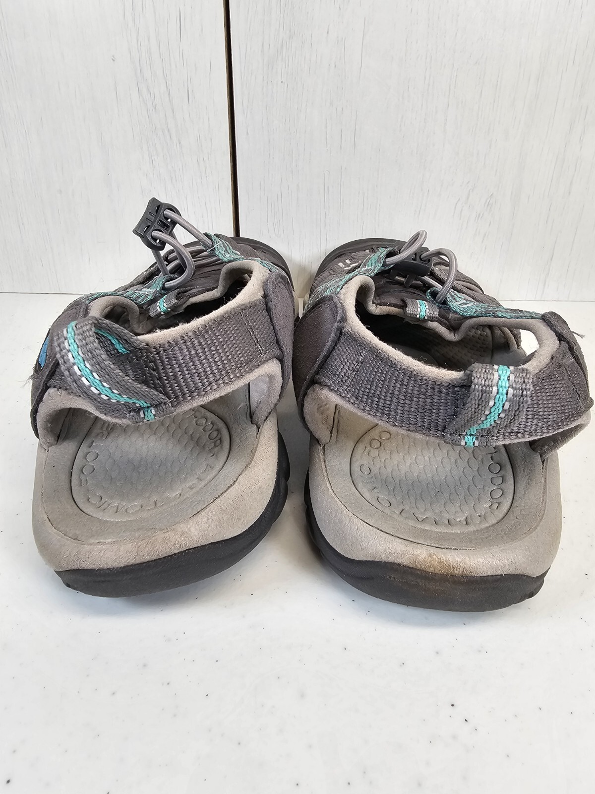 Scarpe sandali impermeabili Keen Newport Hydro grigio blu donna taglia EU 38 5 US 8