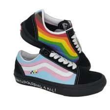 VANS Old Skool Unisex NEW w/Tags Skate Pride Multi Sneakers - sz. M4 / F5 1/2