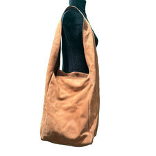 Anthropologie Monserat De Lucca Suede Shoulder Bag, Brandy (brown)