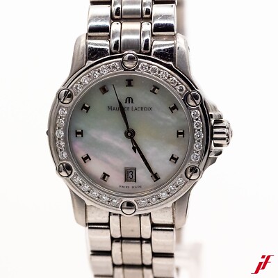 Maurice Lacroix Tiago Automatik Stahl Brillanten Fullset  2008