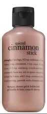 NEW SEALED PHILOSOPHY 6 OZ SHAMPOO SHOWER GEL BUBBLE BATH SPICED CINNAMON STICK
