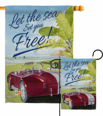 Set You Free Garden Flag Fun In The Sun Summer Decorative Gift Yard House Banner