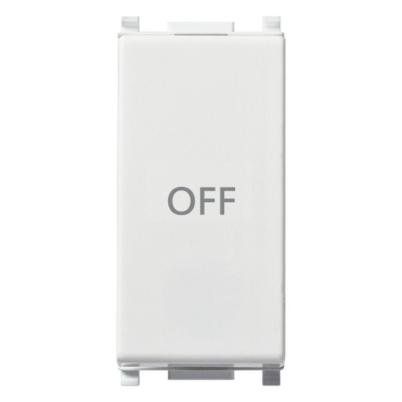 VIMAR 14056.33 - PULSANTE VIMAR 1P 10A SIMBOLO OFF BIANCO