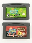 Spongebob Battle For Bikini Bottom + Creature from Krusty Crab GBA Game Boy