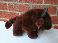 Bison Buffalo Bloom Brothers Brown PLUSH STUFFED ANIMAL BEARDED