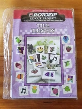 Rotozip Spiral Saw EZ-Cut Project Tile Trivets 16 Patterns