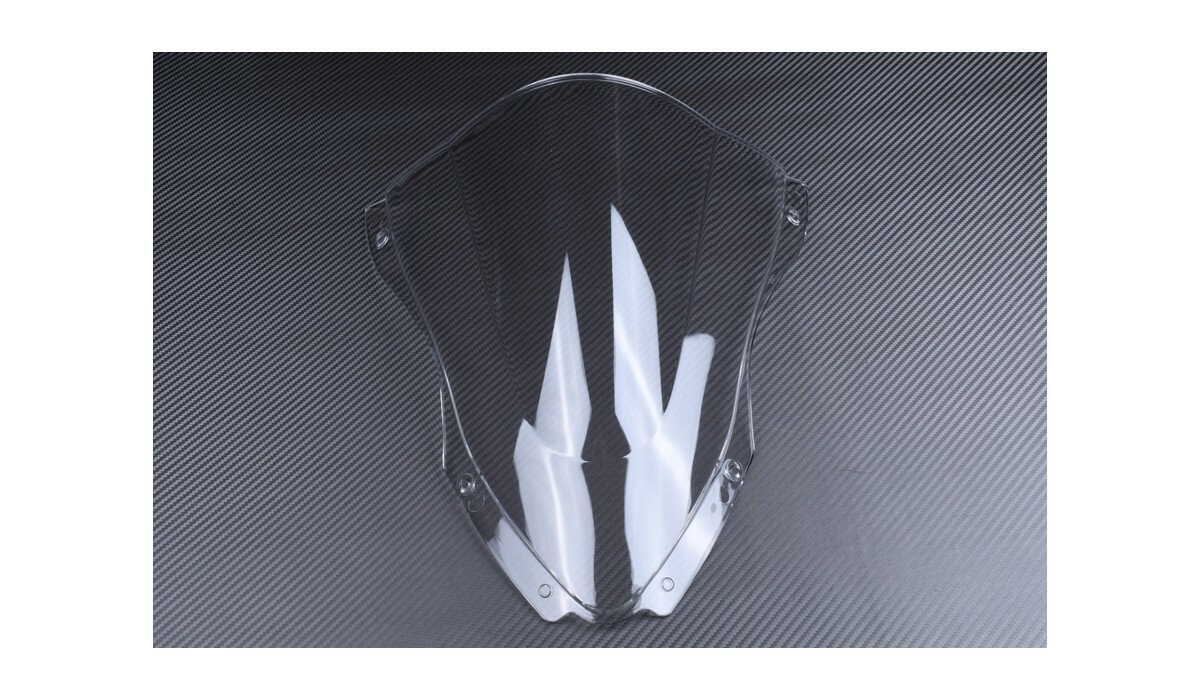 Bulle transparente Kawasaki ZX10R avec sticker noir pour sorties sur circuit