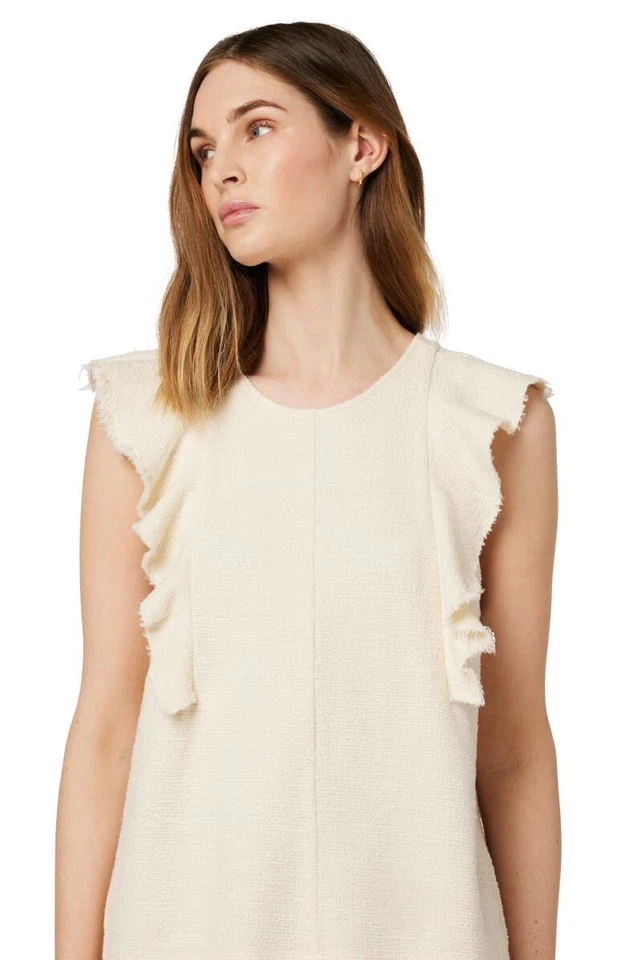 ⭐️ JOE’S JEANS - The Alana Tank NWT! Flutter Sleeve Sz M Ivory $148 Rag & Bone - Image 2 of 4
