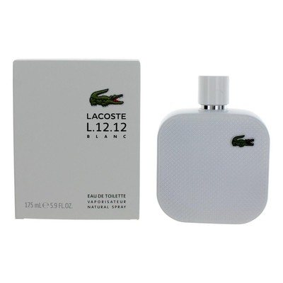 Lacoste L.12.12 White Blanc By Lacoste 5.9 oz Eau De Toilette Spray for Men *NIB