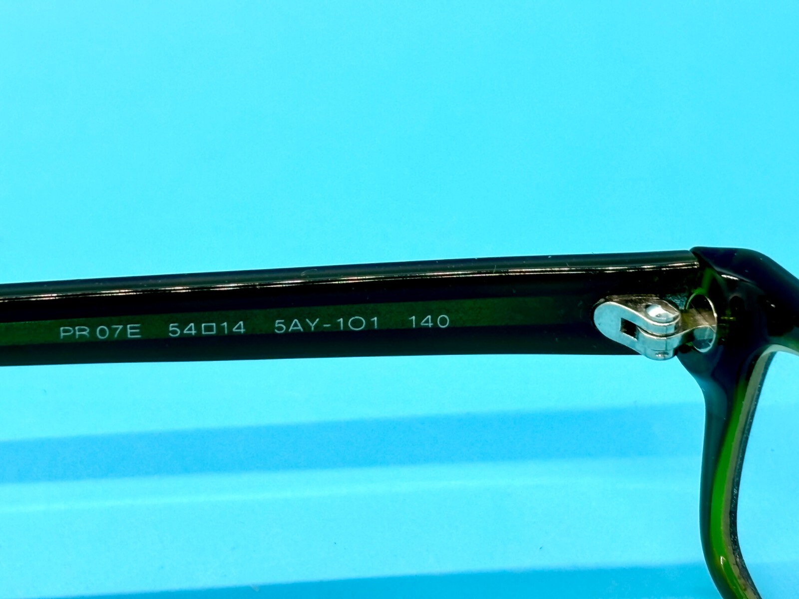 Prada PR 07E 5AY-101 54-14-140 Brown/Moss Full Rim Eyeglass Frames – w/ Box! thumbnail 10