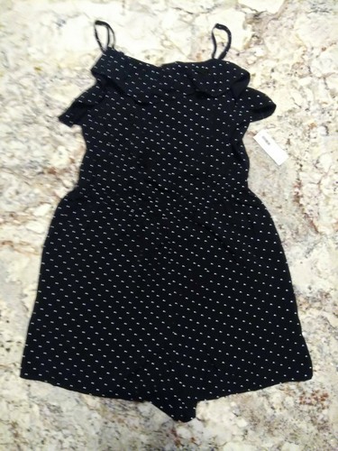 White Polka Dot Pockets Romper | eBay