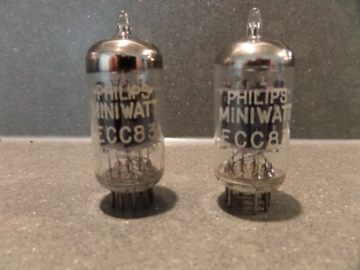 Philips Heerlen ECC83 and Mullard factory Blackburn 12AX7 matched