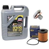 MotoröL ÖLfilter SH4035P 5W40 5 Liter + ÖLablassschraube FüR Citroen C5 Peugeot
